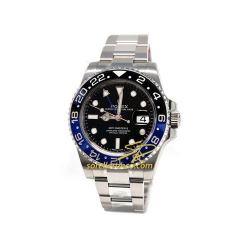 rolex batman blu nero|rolex gmt master 2 batman.